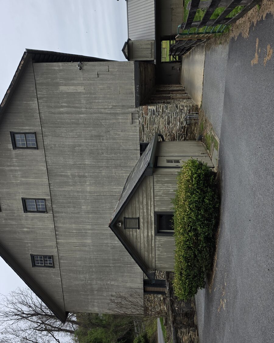 The historic bank barn at Kynynmont Farm, Conestoga PA
